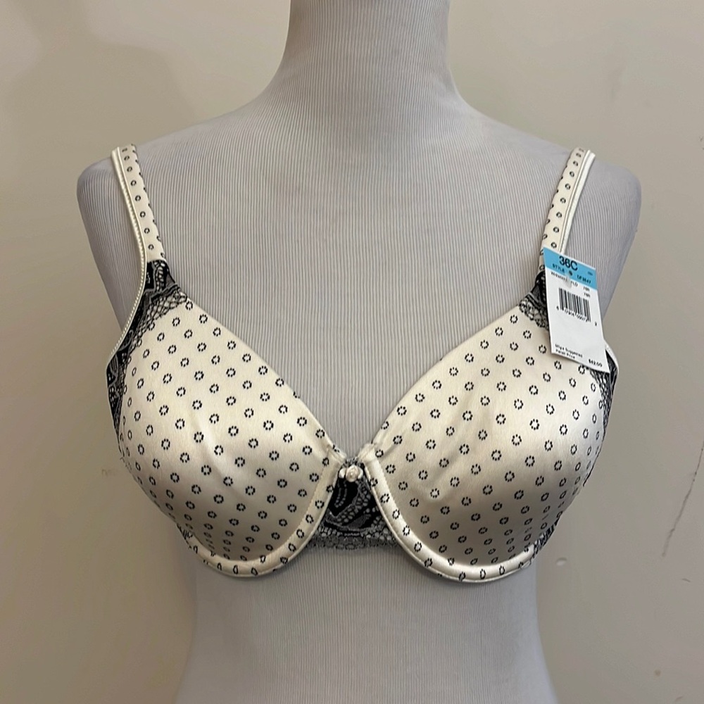 Bali Black & White Bra Size 36C new with tag